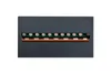 A product shot of an electronic device with multiple circular components arranged in a line. Produktbild-Vorschau