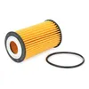 A Bosch oil filter and a rubber gasket are shown on a white background. Produktbild-Vorschau