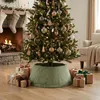 Weihnachtsbaumrock 56 x 25 cm aus Plüsch Stoff - grün - Produktbild-Vorschau 2