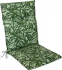 A green and white patterned chair cushion is shown against a white background. Produktbild-Vorschau