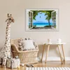 MuchoWow® Poster Aussicht - Baum - Meer - Palme - Hügel - Produktbild-Vorschau 7