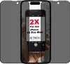2x Für iPhone 16 Pro Max Anti Spy Privacy Blickschutz Full Produktbild-Vorschau 1