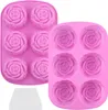 GKA Silikon Backform 6 Rosen Silikonform Muffinform Produktbild-Vorschau 2