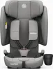 A front view of a gray child car seat. Produktbild-Vorschau