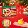 Calendrier de l'Avent avec 24 canards de bain colorés pour Voir les images du produit 4