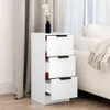 vidaXL Credenza bianca 30x30x70 cm Materiale a base di Anteprima dell’immagine prodotto 3