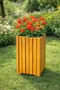 FKL Blumenkasten Holz 25x25x40cm – Pflanzkübel Balkon Produktbild-Vorschau 5