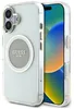 Guess telefoonhoesje, metalen kleur, cirkelmotief, klassiek Productafbeelding-voorbeeld 1