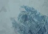 Selbstklebende Folie Fototapete - Palm Trees in Blue 98x70 Produktbild-Vorschau 6