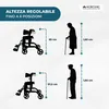 Ausilio per la deambulazione con poggiapiedi Mobiclinic Anteprima dell’immagine prodotto 2