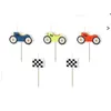 Geburtstagskerzen Rennautos 2-3cm Blau / Gelb / Rot Produktbild-Vorschau 5
