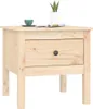 Tavolino 50x50x49 cm in legno di pino massiccio Anteprima dell’immagine prodotto 3