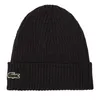 Lacoste - Lacoste Uni-Mütze grau, gerippte Wolle Produktbild-Vorschau 4