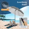 WOLTU Sonnenschirm Balkon, UV-Schutz Strandsonnenschirm UPF Produktbild-Vorschau 5