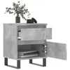 ZMH Nachttisch Betongrau 40x35x50 cm Holzwerkstoff Produktbild-Vorschau 3