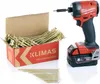 A cordless impact driver and a box of screws are displayed against a white background. Produktbild-Vorschau