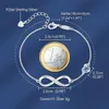 S&T DESIGN Bracciale d'argento Bracciale infinito Donna Anteprima dell’immagine prodotto 3