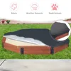 Detské drevené pieskovisko s krytom OCTAGON - GINGER HOME Náhľad obrázku produktu 4