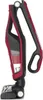 A red and black stick vacuum cleaner is shown in a side profile against a white background. Anteprima dell’immagine prodotto