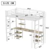 Merax Etagenbett 90x200cm mit Lattenrost, Eisenbett Produktbild-Vorschau 7