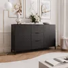 IDOHOME - Commode à deux portes LORIEN 153 cm avec 3 Voir les images du produit 1