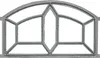 Fenster grau Stallfenster Eisenfenster Scheunenfenster Produktbild-Vorschau 4