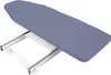 A pull-out ironing board with a gray cover, mounted on metal sliders. Podgląd zdjęcia produktu