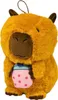 Capybara Kuscheltier braun Figur Plüsch 35 cm Plüsch Produktbild-Vorschau 1