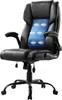 SucceBuy Executive Chair Dossier haut noir avec accoudoirs Voir les images du produit 1