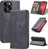 Magnet Fancy Case Etui für Iphone 13 Pro Max Schwarz Produktbild-Vorschau 7