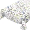 Tischdecke Wachstuch Blumen Weiß Robust Wasserabweisend Produktbild-Vorschau 4