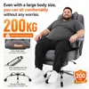 Ergonomischer Bürostuhl XXL mit Samtbezug, Fußstütze und Produktbild-Vorschau 8