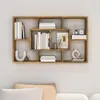 vidaXL Wandregal Räuchereiche 85x16x52,5 cm Holzwerkstoff Produktbild-Vorschau 3
