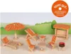 Mobili da giardino per la casa delle bambole Anteprima dell’immagine prodotto 3