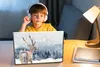 MuchoWow® Laptop Aufkleber Sticker Cover Winter - Hirsche - Produktbild-Vorschau 3