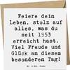Mr. & Mrs. Panda Grußkarte Spruch 1953 Geburtstag - Weiß - Produktbild-Vorschau 1