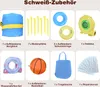 COSTWAY Hüpfburg mit 680W Gebläse, Wasserrutsche, Produktbild-Vorschau 2
