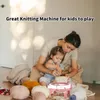 Mini Strickmaschine 48 Pins, Strickspielzeug für Kinder ab Produktbild-Vorschau 3