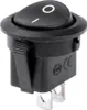 Interrupteur universel noir AMIO-03083 ON-OFF 12V 20A rond Voir les images du produit 1