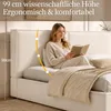 Flieks gestoffeerd bed 180x200 cm met gestoffeerd Productafbeelding-voorbeeld 7