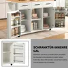 Carrello da cucina con piano di lavoro pieghevole, isola da Anteprima dell’immagine prodotto 10