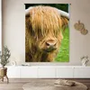 MuchoWow® Wandteppich Wandbehang Schottisches Hochlandrind Produktbild-Vorschau 6