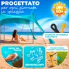 ELONEO, tenda parasole Strandzelt, protezione solare 50+, Anteprima dell’immagine prodotto 4