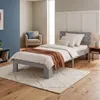 Homestyle4u jednolôžková drevená posteľ 90x200 s lamelovým Náhľad obrázku produktu 21