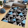 Tapiso Teppich MAYA Modern Schwarz Grau Blau Schlafzimmer  Produktbild-Vorschau 1