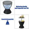 COSTWAY 3 in 1 Gartentisch 30L Kühlbox Hocker Produktbild-Vorschau 5
