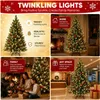 122 cm künstlicher Weihnachtsbaum mit 100 Twinkle-LEDs, 8 Produktbild-Vorschau 5