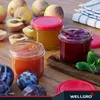 WELLGRO 50x Einmachgläser mit Schraubdeckel rot - 235ml Produktbild-Vorschau 6