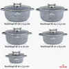 Set Di 5 Vasi In Marmo Zilner Zl-7055-A Anteprima dell’immagine prodotto 13