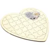 Holz Wunschherz Puzzle 49 Puzzleteile Hochzeit Gästebuch Produktbild-Vorschau 6